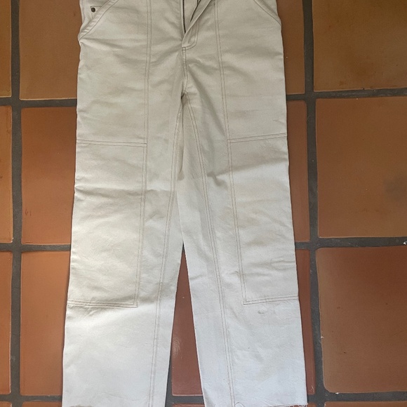 Loeffler Randal Roy cream carpenter pant - Picture 1 of 4